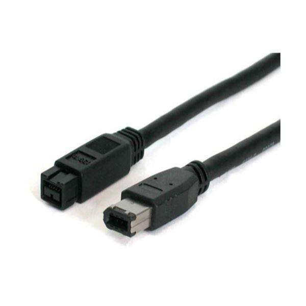 （まとめ）StarTech.com 1.8m FireWire800 - FireWire400 （...