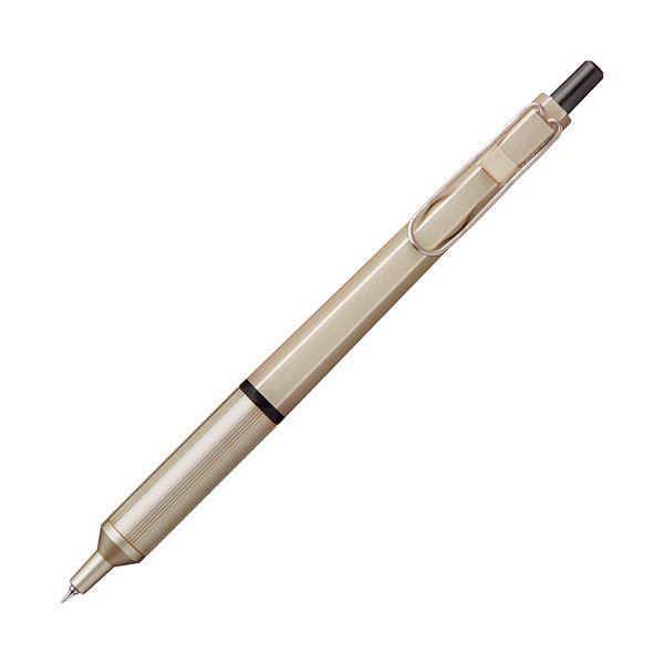 （まとめ）三菱鉛筆 油性ボールペン ジェットストリーム エッジ 0.28mm 黒 （軸色：シャンパン...