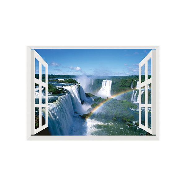 （まとめ） 昭プラ お風呂のポスター 世界遺産 イグアスの滝 8100443 〔×2セット〕(代引不...