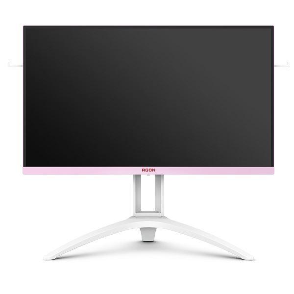 AOC 27型/1920×1080/HDMI D-Sub DisplayPort /ホワイト＆ピンク...