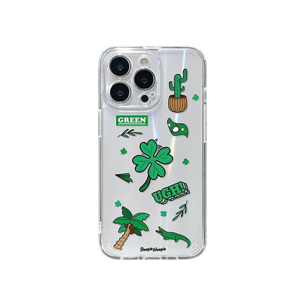 BOOGIE WOOGIE ブギウギ オーロラケース for iPhone 13 Pro Green...