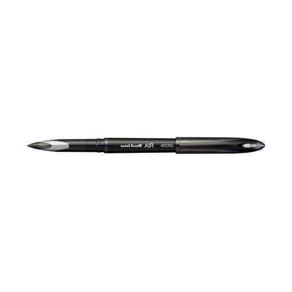 (まとめ) 三菱鉛筆 ユニボールエア 0.5mm 黒 UBA-201-05.24 〔×50セット〕(...