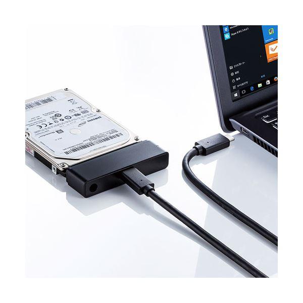 サンワサプライ SATA-USB3.1 Gen2変換ケーブル USB-CVIDE7(代引不可)