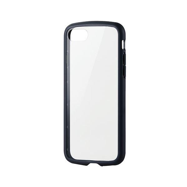 エレコム iPhone SE 第3世代 TOUGH SLIM LITE フレームカラー 背面ガラス ...