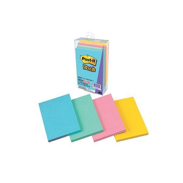 〔10個セット〕 3M Post-it ポストイット 強粘着ノート マルチカラー3 3M-656SS...