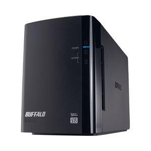 バッファロー ドライブステーション ミラーリング機能搭載 USB3.0用 外付けHDD 2ドライブモ...