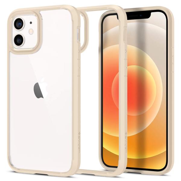 Spigen iPhone12 iPhone12Pro ケース Magsafe対応 背面クリア 耐衝...