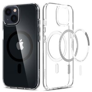 Spigen iPhone13 ケース MagSafe対応 マグネット搭載 耐衝撃 すり傷防止 黄ばみ無し ワイヤレス充電対応 ACS03529 ブラックの商品画像