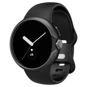 Google Pixel Watch ケース 簡易着脱 薄型 シンプル 軽量 保護 Spigen ACS05795 ブラック｜luckywagon