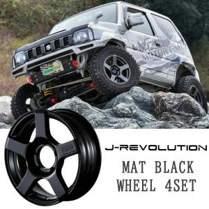 J-REVOLUTION マットブロンズ 16×5.5J/5H+20 4本set ホイール モーター