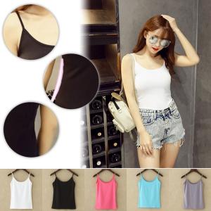 50今月のSALE キャミソール タンクトップ インナー レディース 下着 ブラック 黒 ホワイト 白 グレー ピンク LCM-04