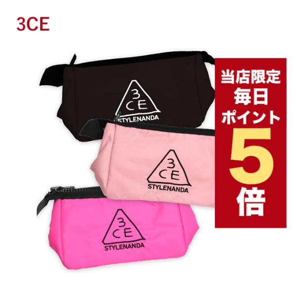 【限定ポイント5倍】韓国コスメ ポーチ 3CE POUCH Mサイズ 3CE ポーチ 化粧ポーチ ペ...