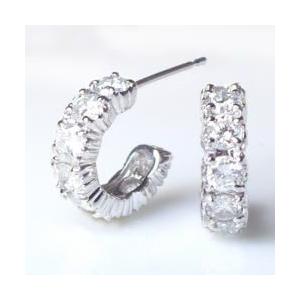 あすつく 一粒ダイヤモンドピアス 大特価 pt900 K18YG PG 計2.0ct 片耳