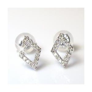 ピアス プラチナ ダイヤモンド 天然 ダイヤ スタッド 0.3ct Pt900 花