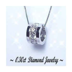 ペンダントネックレス あすつく【完全無色透明Fカラー】pt900 0.5ct 