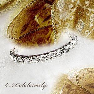 H＆Cダイヤモンド K18YG PG WG 0.5ct エタニティリング 指輪『Eternity 