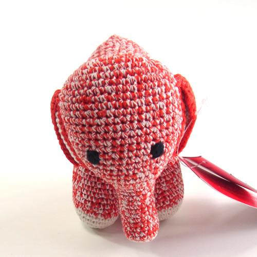 アンクレール (Anne-Claire Petit)　ぬいぐるみ　ちび象　オレンジ