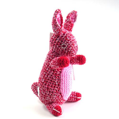 アンクレール (Anne-Claire Petit)　ぬいぐるみ　ちびうさぎ　ピンク