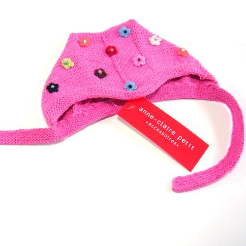 アンクレール (Anne-Claire Petit)　フラワーハット　ピンク