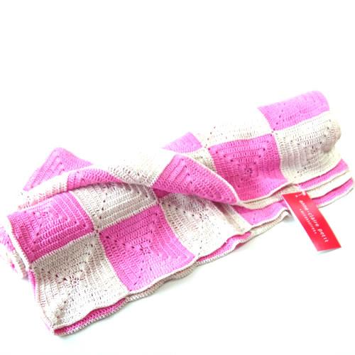 アンクレール (Anne-Claire Petit)　スクエア　ベビープラッド　(ブランケット)　ピ...