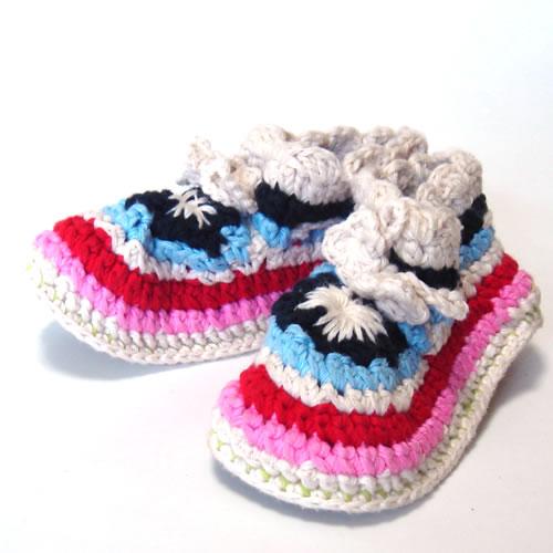 アンクレール (Anne-Claire Petit)　コットン　しっかりベビーブーツ　ニューマルチカ...