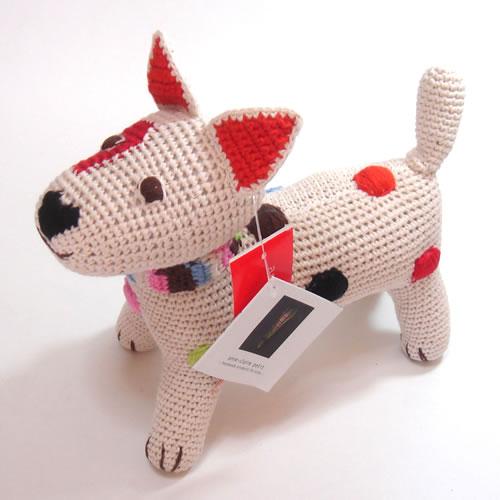 オランダ　アンクレールAnne-Claire社　ぬいぐるみ　テリア　ナチュラル（犬いぬ）