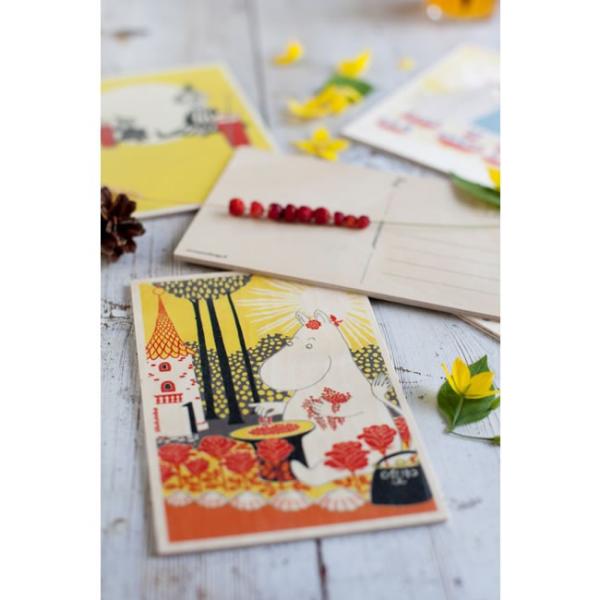 １３種類！　白樺ポストカード　ムーミン　　15cmx10cm