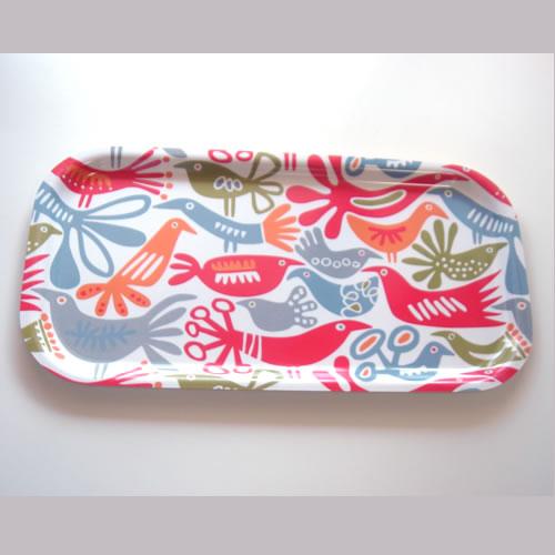 クリッパン　トレイ　バード　大　レッド