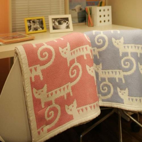 クリッパン　コットン　ハーフブランケット　キャット（毛布）klippanギフト正規輸入品