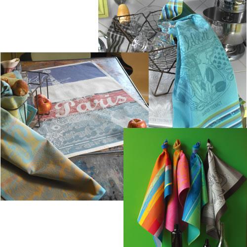 在庫限りです【メール便なら送料無料！】フランス　ガルニエ　ティエボー社製　ジャガード織　大きめキッチ...