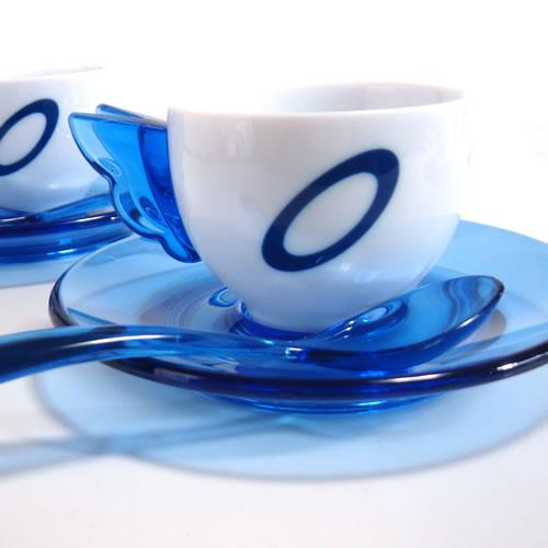 イタリア　Guzzini(グッチーニ)社　エスプレッソカップ　ペアセット　ピース