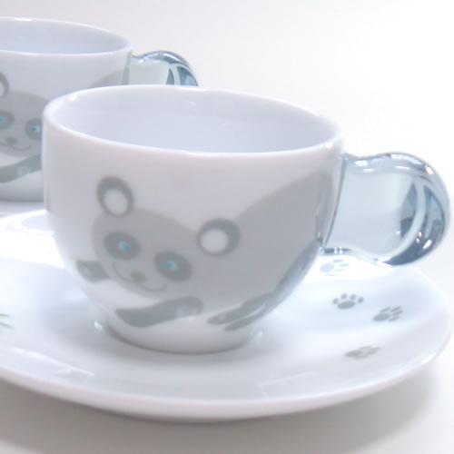 イタリア　Guzzini(グッチーニ)社　エスプレッソカップ　ペアセット　パンダ