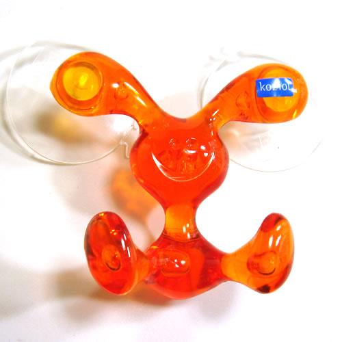 ドイツ　Koziol (コジオル)社　BUNNY　タオルフック　オレンジ