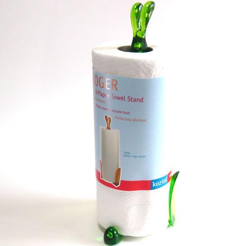 ドイツ　Koziol (コジオル)社 ROGER キッチンペーパーホルダー　グリーン