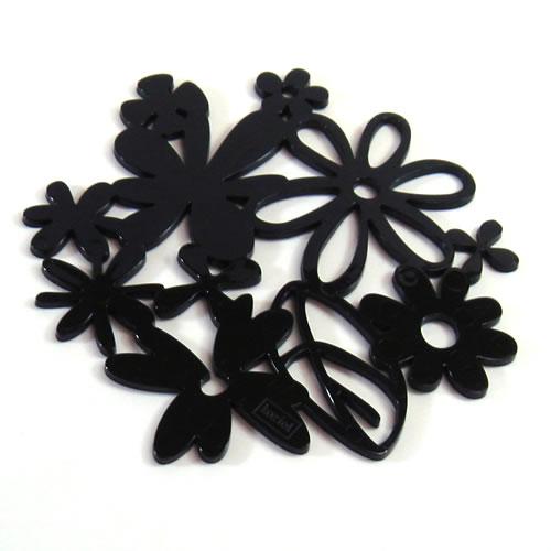 Koziol(コジオル) ALICE　コースター４枚セット　ブラック