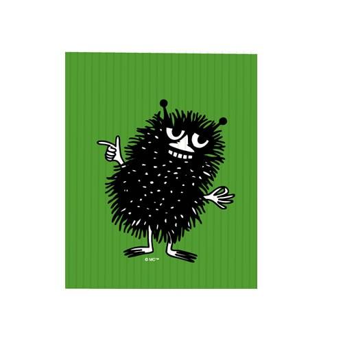 ムーミン　シリーズ　北欧スポンジワイプ　スティンキー　グリーン