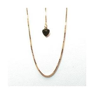 ネックレス ピンクゴールド ベネチアンチェーン 0.6 K18 ネックレス｜luire-jewelry