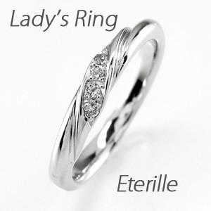 リング ゴールド 18k ダイヤモンド 甲丸 ツイスト K18 マリッジリング結婚指輪 レディース｜luire-jewelry