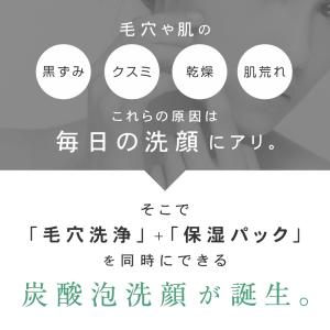 洗顔フォーム 泡洗顔 パック 炭酸洗顔 毛穴 ...の詳細画像5