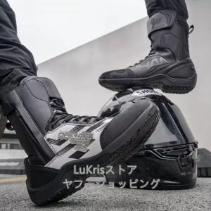 DUHAN レーシングブーツ メンズ バイク用...の詳細画像2