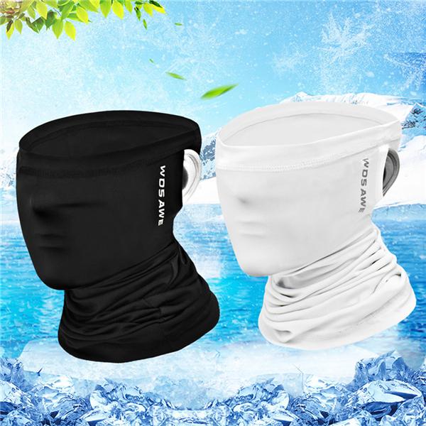 SALE! 接触冷感 フェイスカバー メンズ レディース 男女兼用 ひんやり ラッシュガードネックカ...