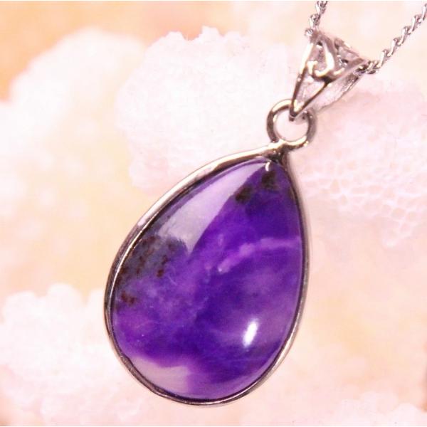 スギライト ペンダント ネックレス sugilite 杉石 Pendant Necklace ｜メン...