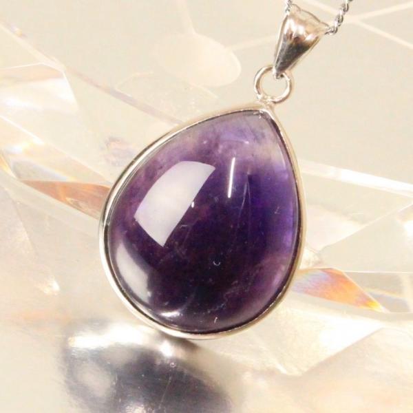 アメジスト ペンダント ネックレス Amethyst Pendant ｜メンズ レディース 海外直輸...