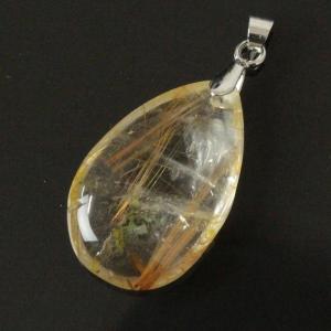 ルチルクォーツ ペンダント ネックレス quartz 原石 ...