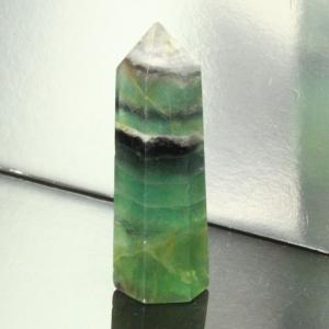 フローライト ポイント グリーンフローライト 蛍石 緑 原石 クラスター