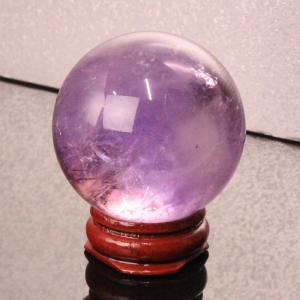 アメジスト 丸玉 原石 Amethyst  紫水晶  球体 一点物【45mm】｜lulu-house