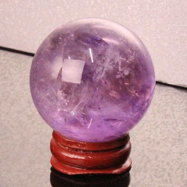 アメジスト 丸玉 原石 Amethyst  紫水晶  水晶玉 パワーストーン【44mm】