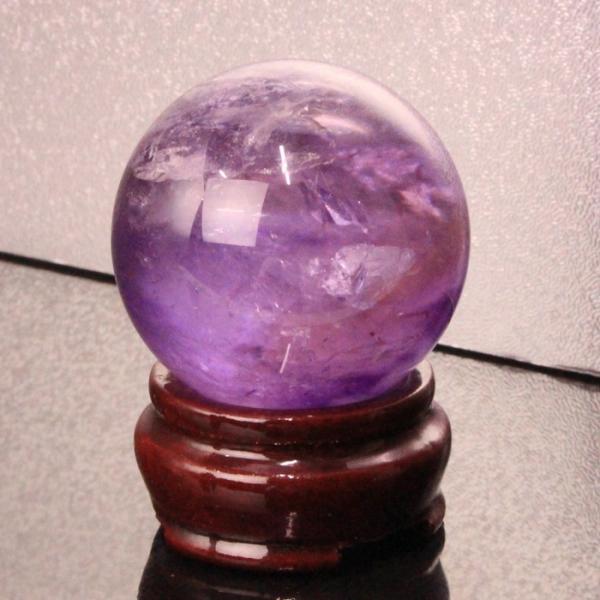 アメジスト 丸玉 原石 Amethyst  紫水晶  球体 パワーストーン【48mm】