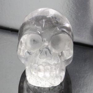 水晶 ドクロ 原石 スカル クリスタル 髑髏 パワーストーン...
