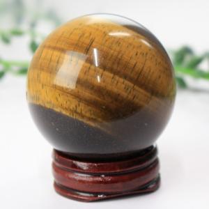 タイガーアイ 丸玉 【51mm レア 1点物】 大玉 球体 置物 水晶玉 原石